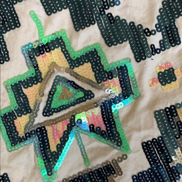 Express sequined mini skirt - Picture 3 of 4